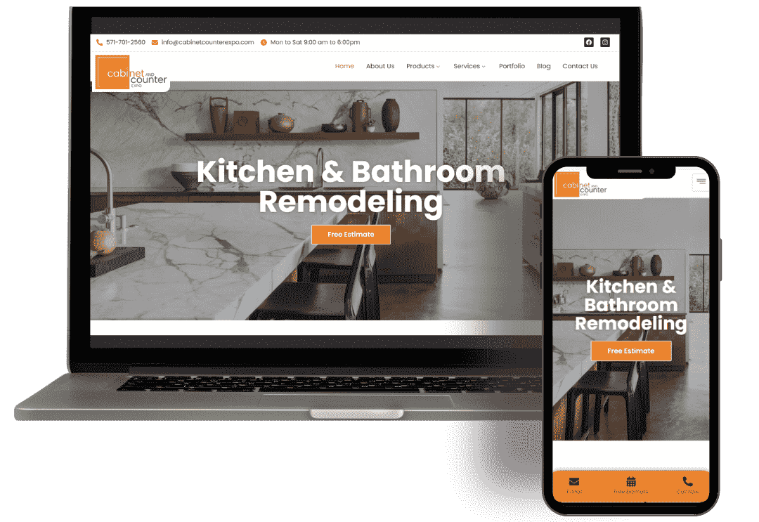 cabinet and counter expo slider